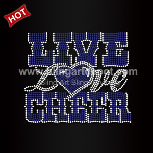 Live Love Cheer Rhinestone Transfers